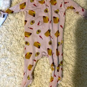 Kiki and Lulu Bamboo Footie 3-6 months